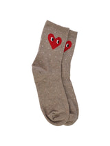 Polka Heart Sock-LIM LIM-Over the Rainbow
