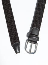 Stretch Woven Belt - Black-Anderson's-Over the Rainbow