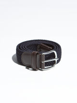 Stretch Woven Belt - Navy-Anderson's-Over the Rainbow