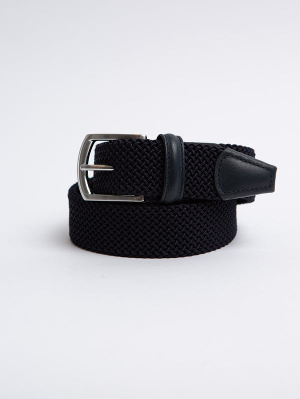 Stretch Tube Belt - Navy-Anderson's-Over the Rainbow