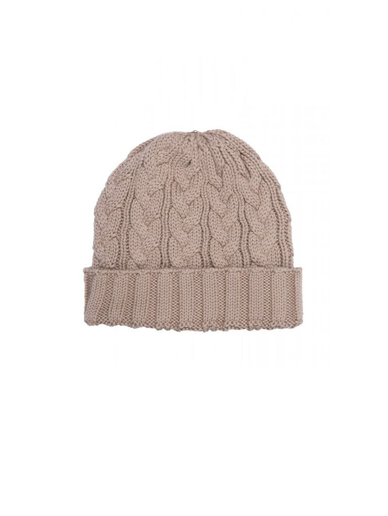 Charlie Cable Toque - Natural Tones-Lindo F-Over the Rainbow
