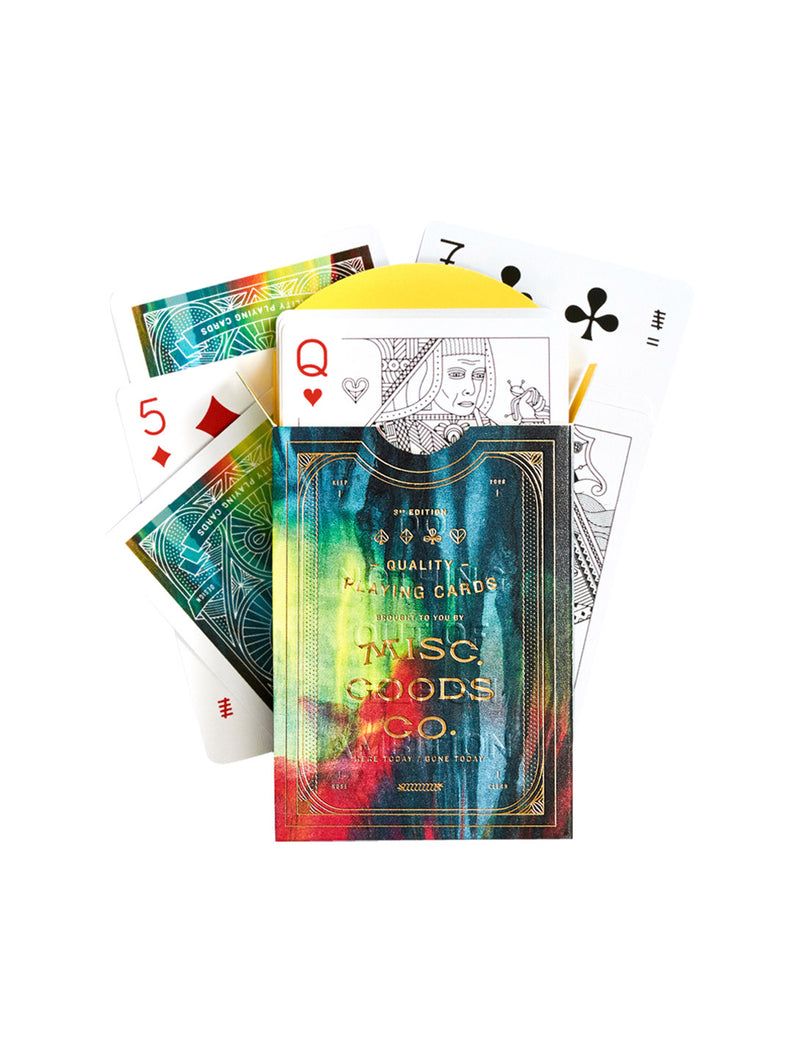 Embossed Playing Cards - Cina-MISC GOODS CO-Over the Rainbow