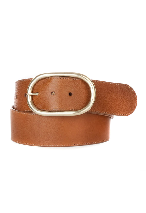 Fia Leather Belt - Black + Tan-Brave Leather-Over the Rainbow