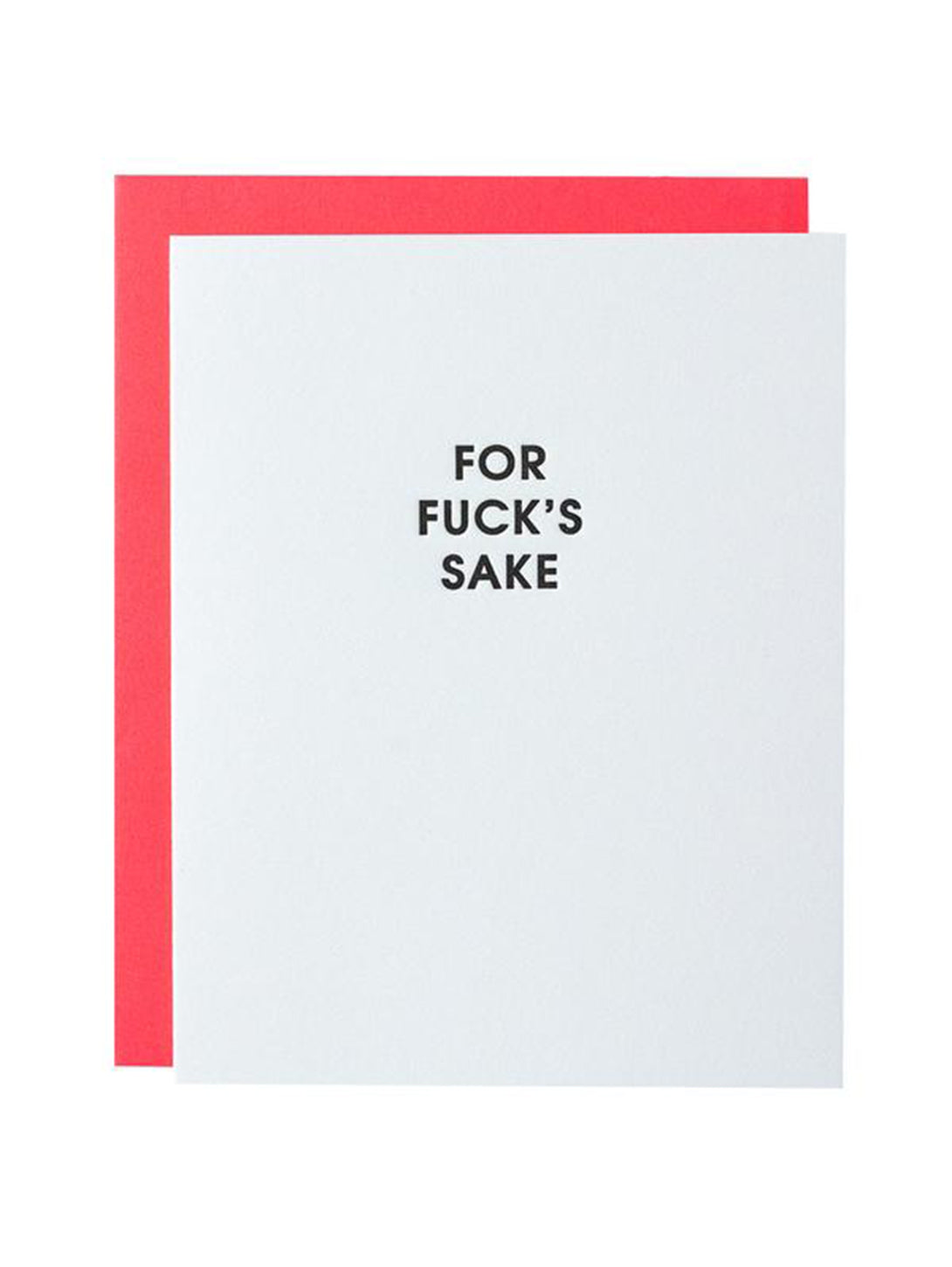 For F%*ck Sake Greeting Card-CHEZ GAGNE LETTERPRESS-Over the Rainbow