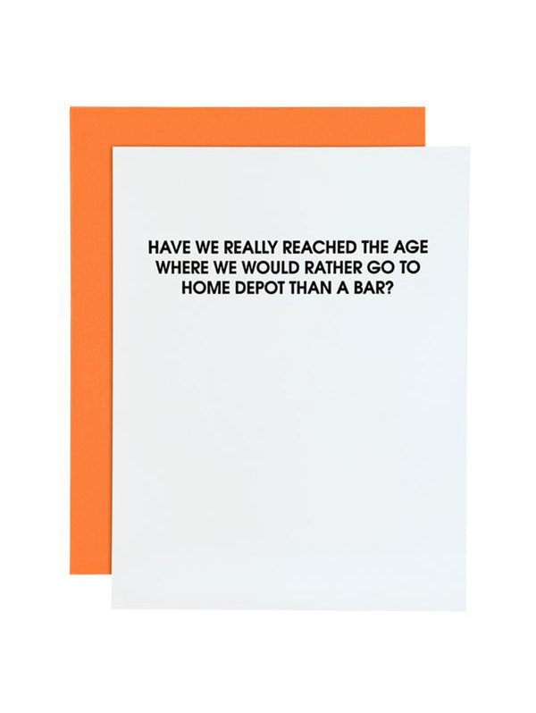 Home Depot Greeting Card-CHEZ GAGNE LETTERPRESS-Over the Rainbow