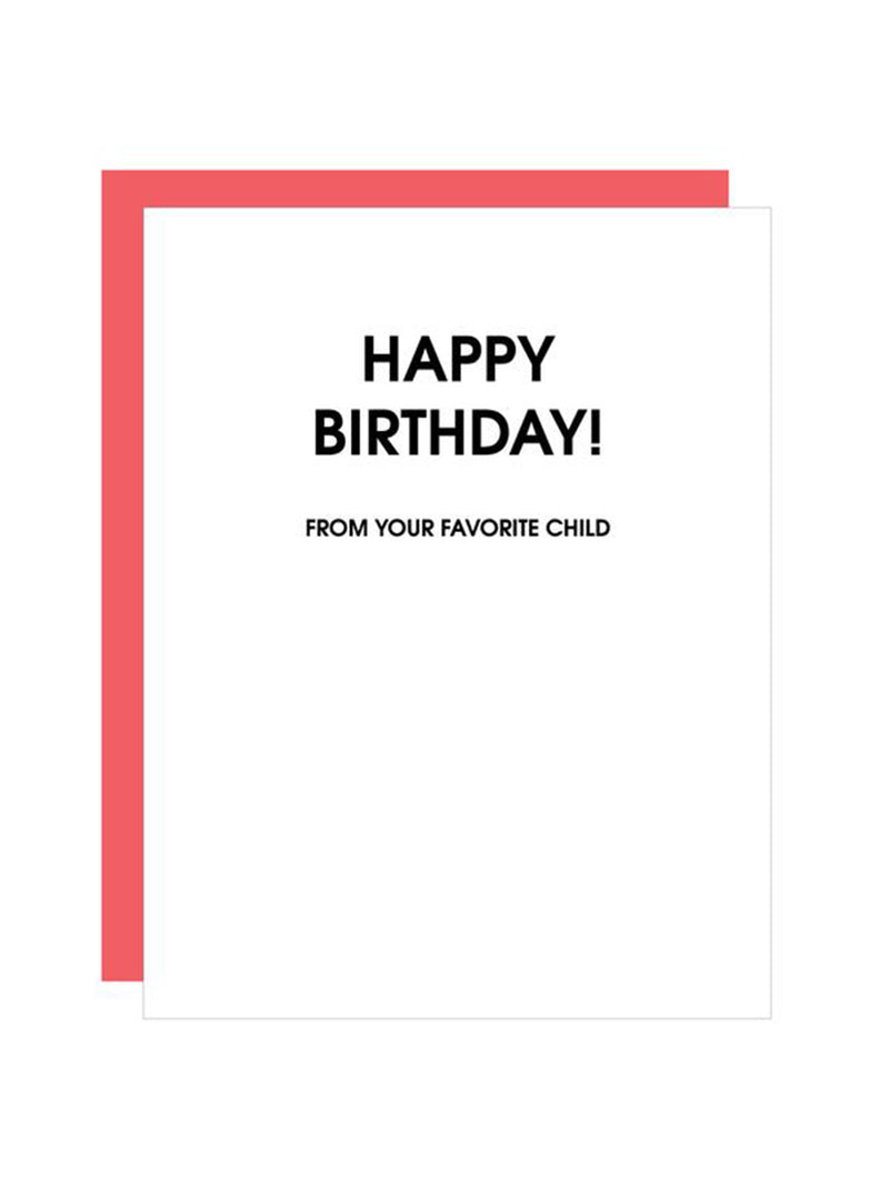 Fave Child Bday Greeting Card-CHEZ GAGNE LETTERPRESS-Over the Rainbow