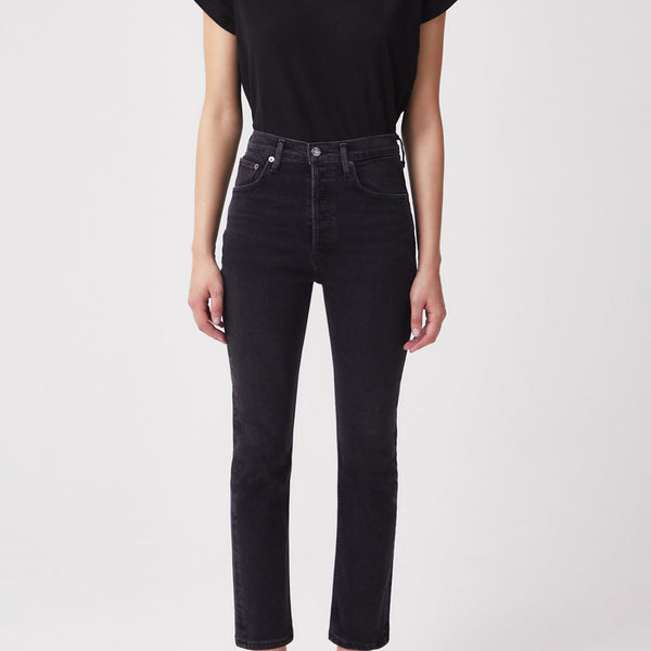 Riley high rise straight crop online agolde