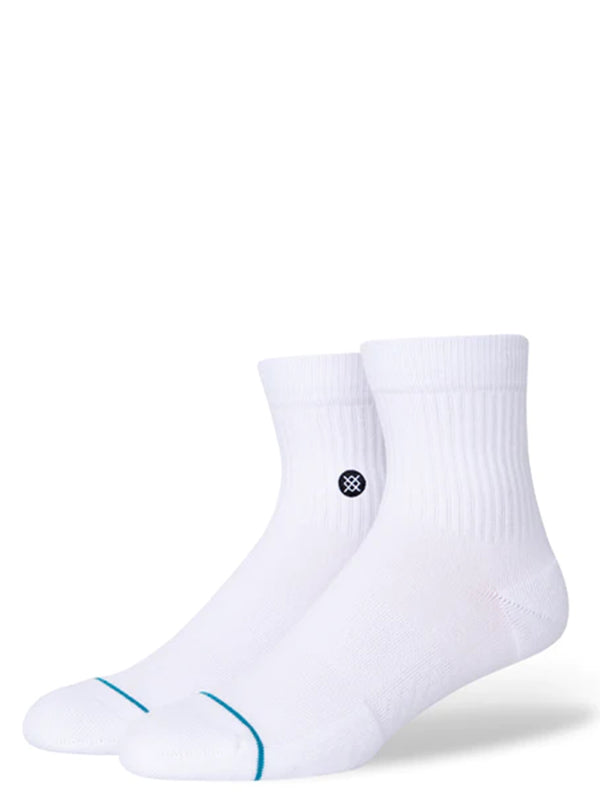 Icon Quarter Sock - White-Stance-Over the Rainbow