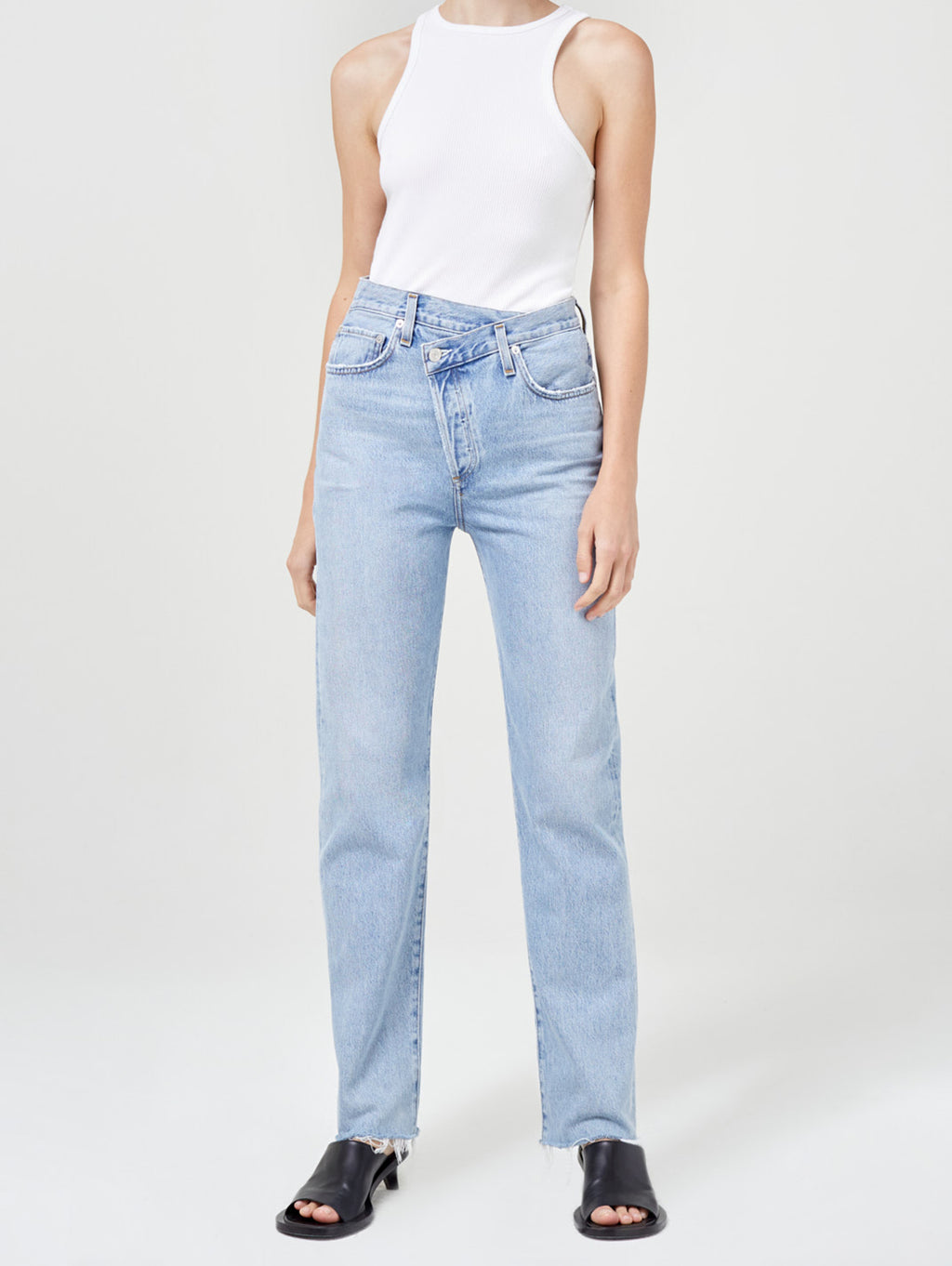 AGOLDE Criss Cross Straight Jean Dimension Over the