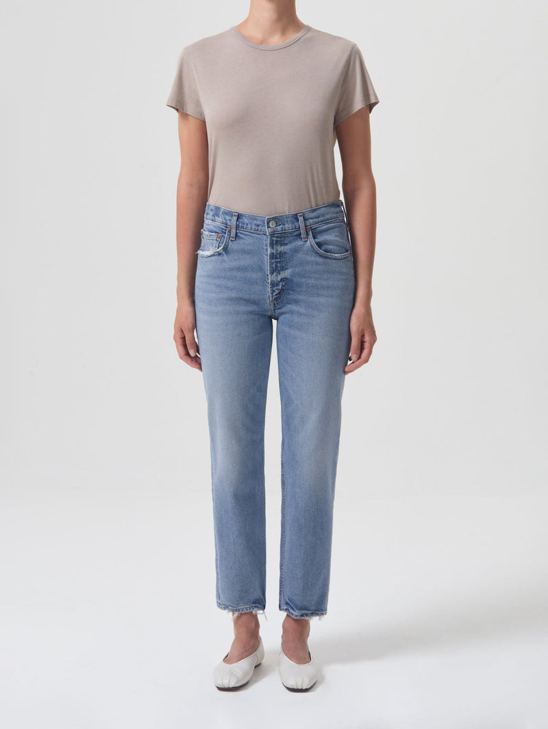 Kye Mid Rise Sraight Crop Jean - Forseen-AGOLDE-Over the Rainbow