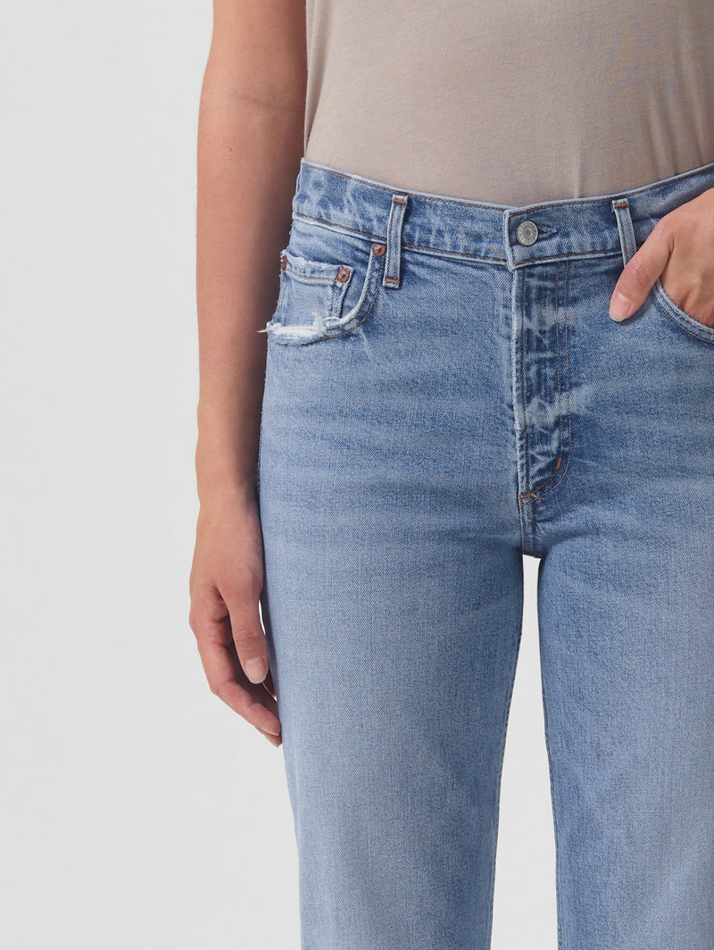 Kye Mid Rise Sraight Crop Jean - Forseen-AGOLDE-Over the Rainbow