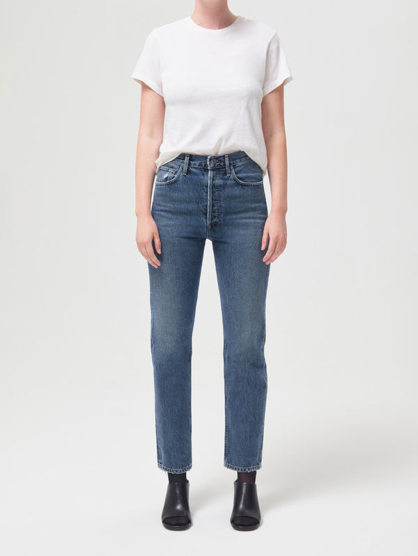 90's Pinch Waist High Rise Straight Jean - Portrait-AGOLDE-Over the Rainbow