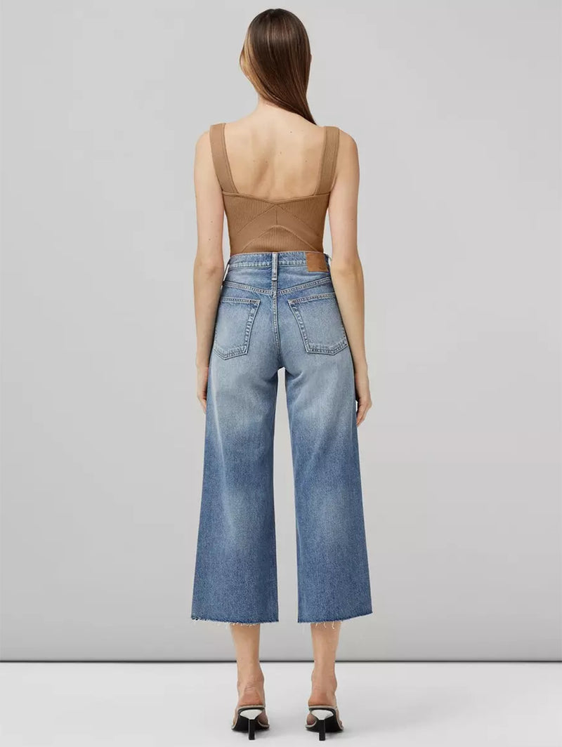 Andi High Rise Wide Leg Jean - Quinn-RAG + BONE-Over the Rainbow