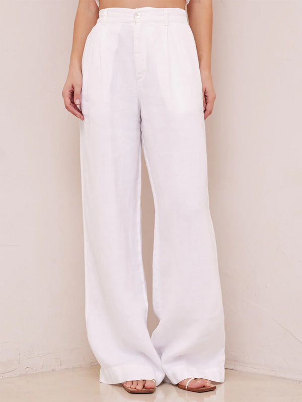 Pleated Wide Pant-Bella Dahl-Over the Rainbow