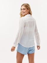 Notched Collar Shirt-Bella Dahl-Over the Rainbow
