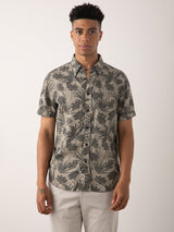 Carson Short Sleeve Shirt - Jungle Foliage Olive-Rails-Over the Rainbow