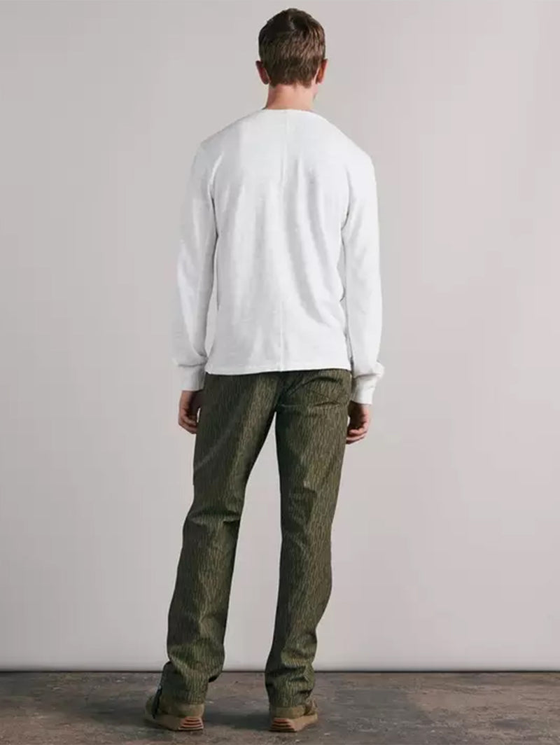 Long Sleeve Classic Henley - White-RAG + BONE-Over the Rainbow