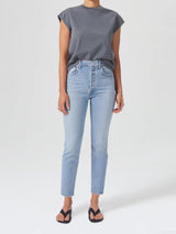 Riley High Rise Crop Straight Jean - Dynamic-AGOLDE-Over the Rainbow