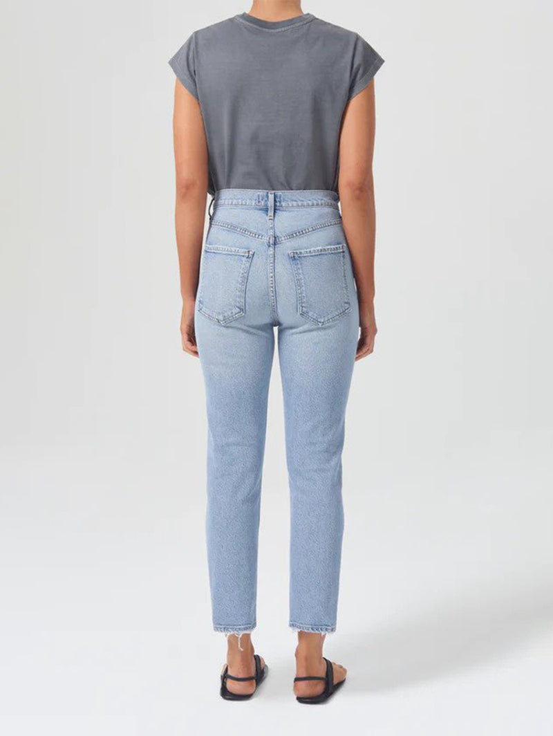Riley High Rise Crop Straight Jean - Dynamic-AGOLDE-Over the Rainbow