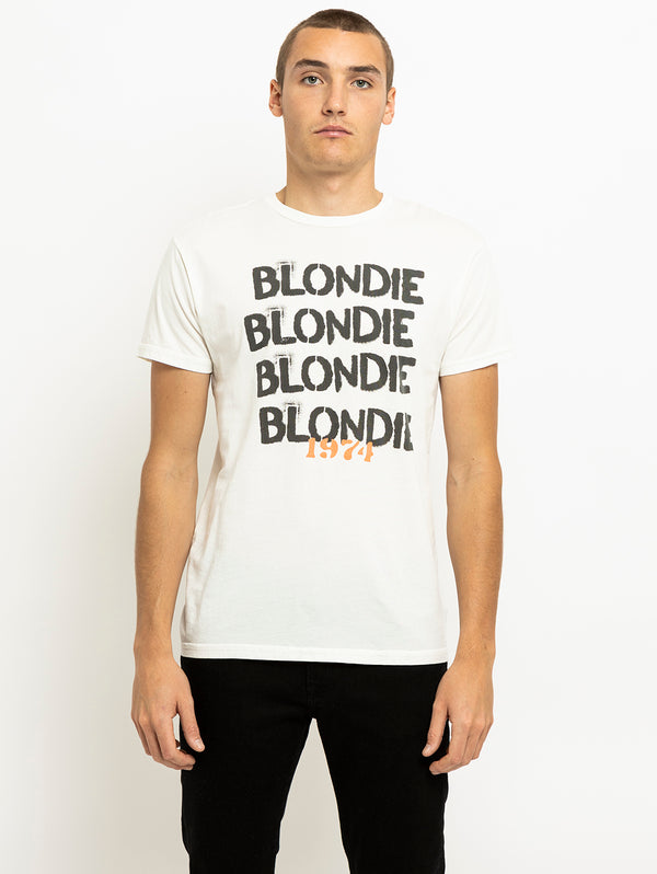 Blondie 74 T-Shirt - Antique White-Retro Brand-Over the Rainbow