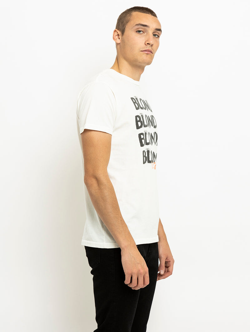 Blondie 74 T-Shirt - Antique White-Retro Brand Black Label-Over the Rainbow