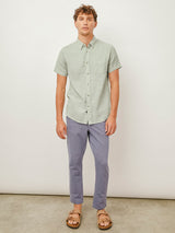 Fairfax Short Sleeve Shirt - Sage-Rails-Over the Rainbow