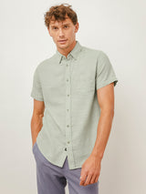 Fairfax Short Sleeve Shirt - Sage-Rails-Over the Rainbow