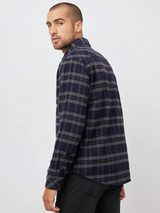Forrest Shirt - Ancient Navy Melange-Rails-Over the Rainbow