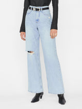 Le High Wide Leg Jean - Bilson Rips-FRAME-Over the Rainbow