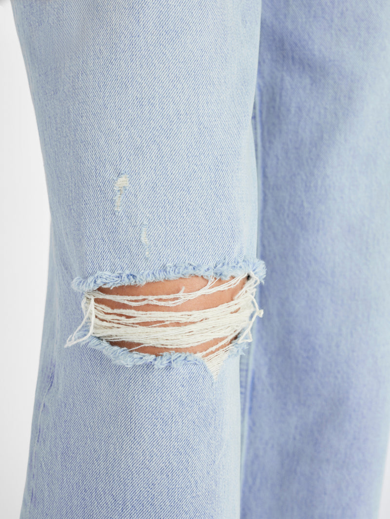 Le High Wide Leg Jean - Bilson Rips-FRAME-Over the Rainbow