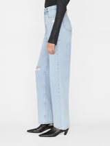 Le High Wide Leg Jean - Bilson Rips-FRAME-Over the Rainbow