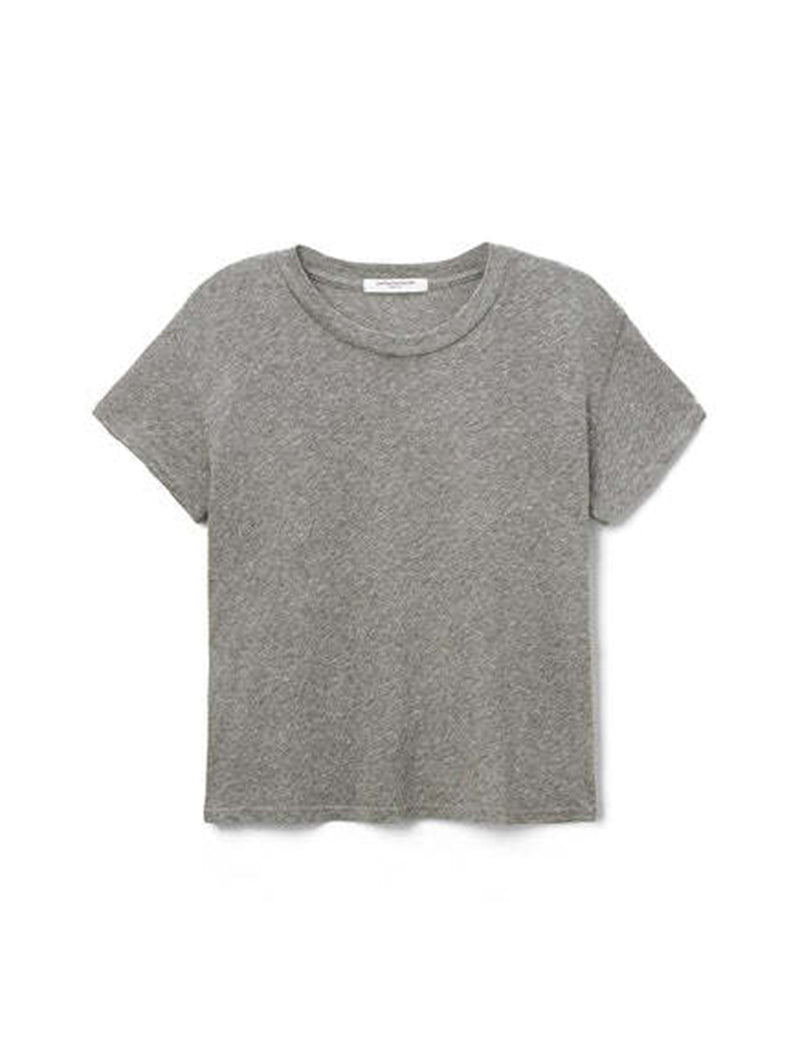 Harley Short Sleeve Crew Neck Tee - Heather Grey-PERFECTWHITETEE-Over the Rainbow