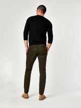 Johnny Twill Slim Pant - Dark Green-Mavi-Over the Rainbow