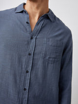 Wyatt Button Down Shirt - Sea Blue-Rails-Over the Rainbow