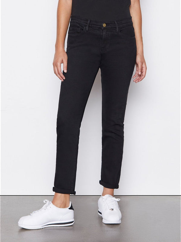Le Garcon Girlfriend Jean - Noir-FRAME-Over the Rainbow