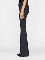 Le High Flare Sateen Jean - Noir-FRAME-Over the Rainbow