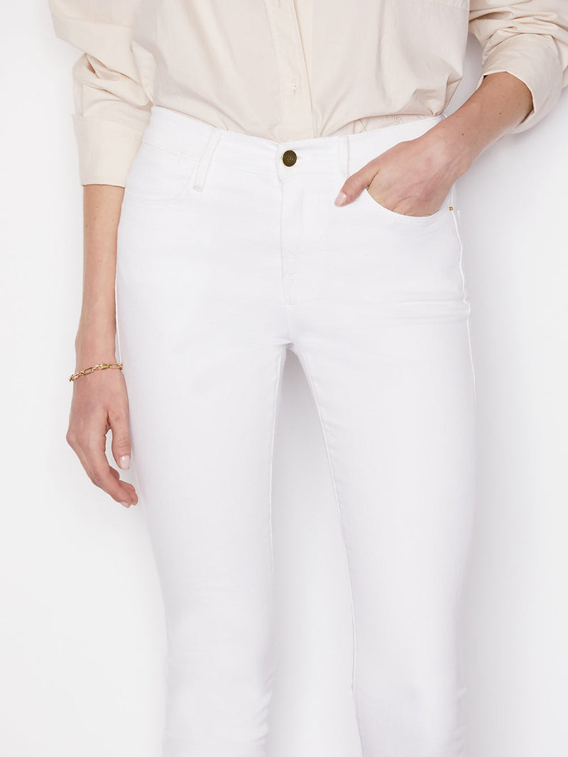 FRAME LE HIGH SKINNY JEAN BLANC Over the Rainbow Canada