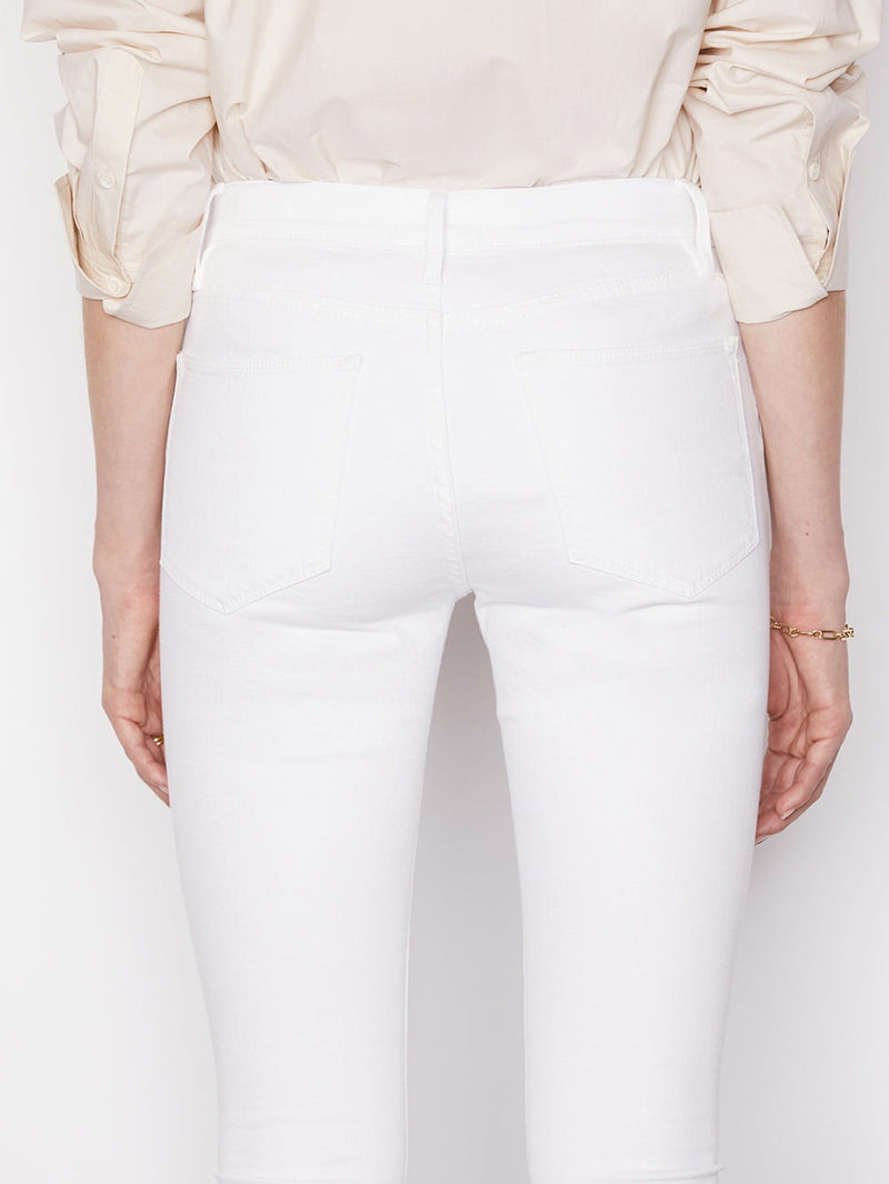 High waisted white skinny hot sale jeans