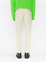 L'Homme Slim Pant - Garage White-FRAME-Over the Rainbow