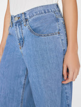 Le Pixie Wide Leg Jean - Happy Indigo-FRAME-Over the Rainbow