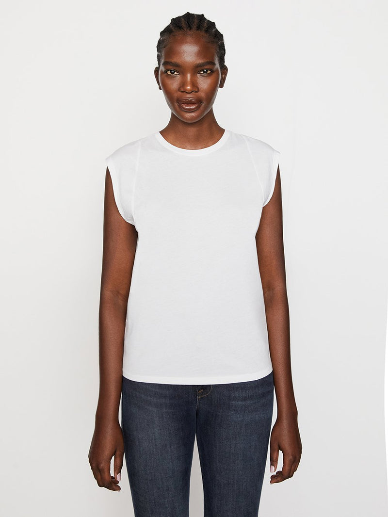 Le Mid Rise Muscle T-Shirt-FRAME-Over the Rainbow