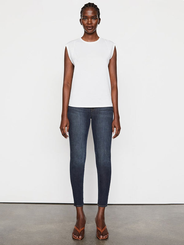 Le Mid Rise Muscle T-Shirt-FRAME-Over the Rainbow
