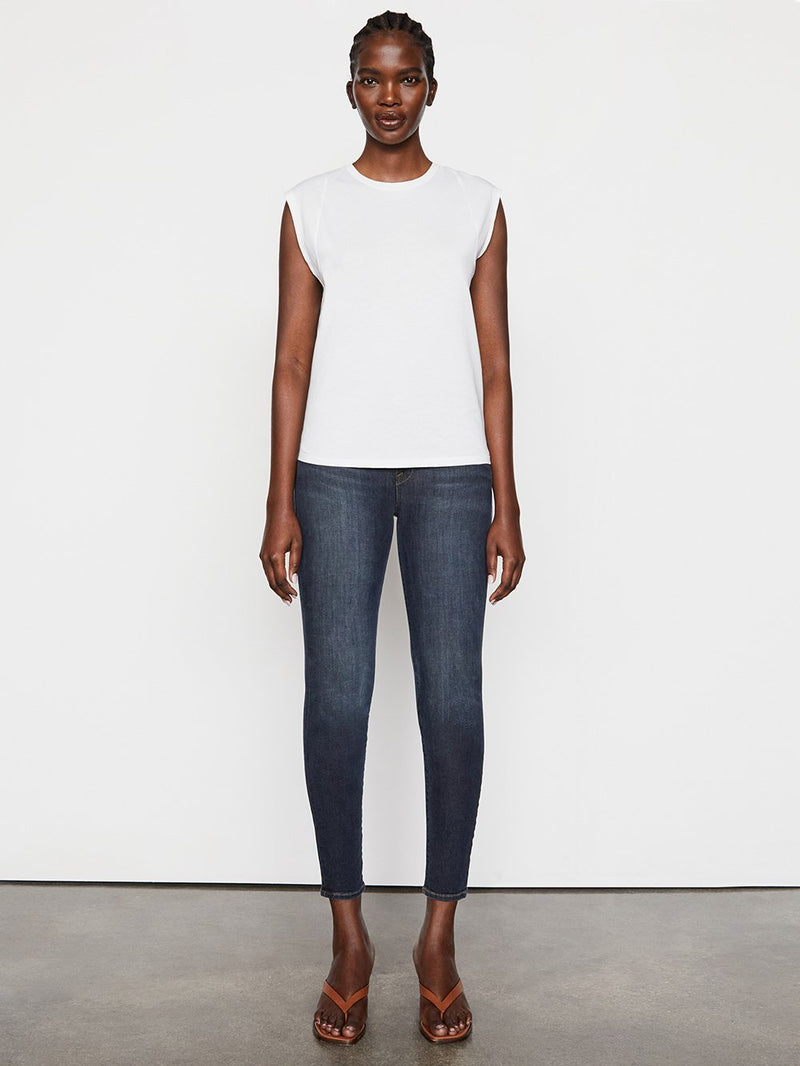 Le Mid Rise Muscle T-Shirt-FRAME-Over the Rainbow