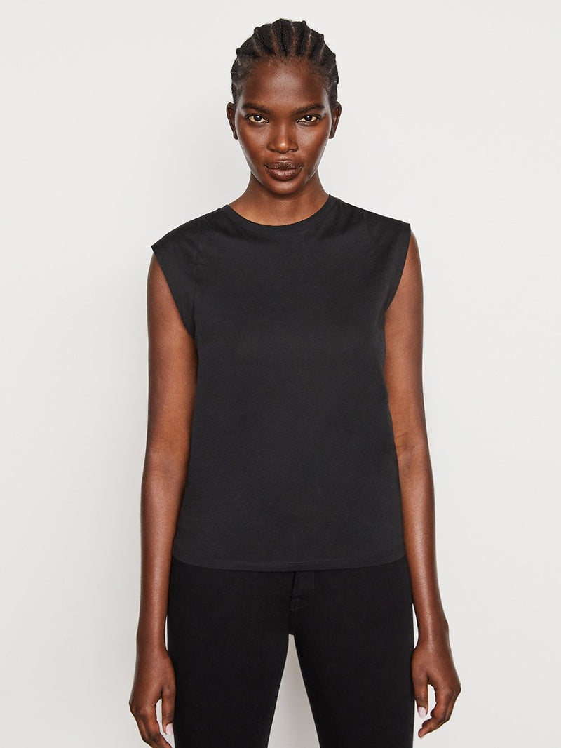 Le Mid Rise Muscle T-Shirt-FRAME-Over the Rainbow
