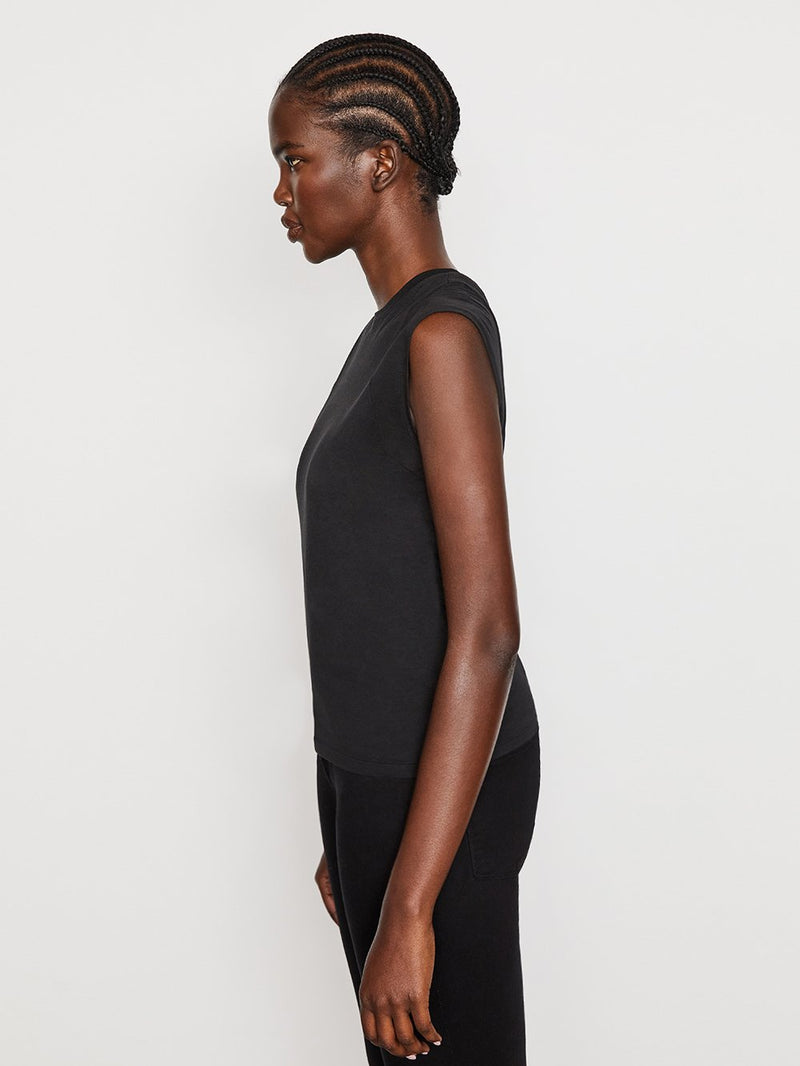Le Mid Rise Muscle T-Shirt-FRAME-Over the Rainbow