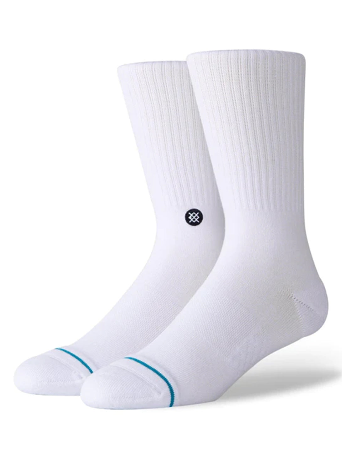 Icon Crew Sock 3 Pack - White-Stance-Over the Rainbow