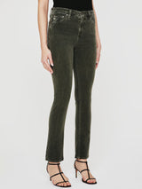 Mari Mid Rise Corduroy Pant-AG Jeans-Over the Rainbow