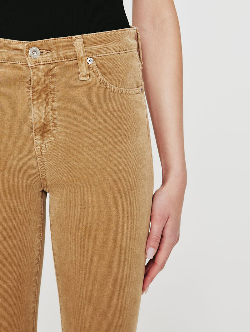 Mari Mid Rise Corduroy Pant-AG Jeans-Over the Rainbow