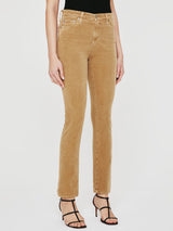 Mari Mid Rise Corduroy Pant-AG Jeans-Over the Rainbow