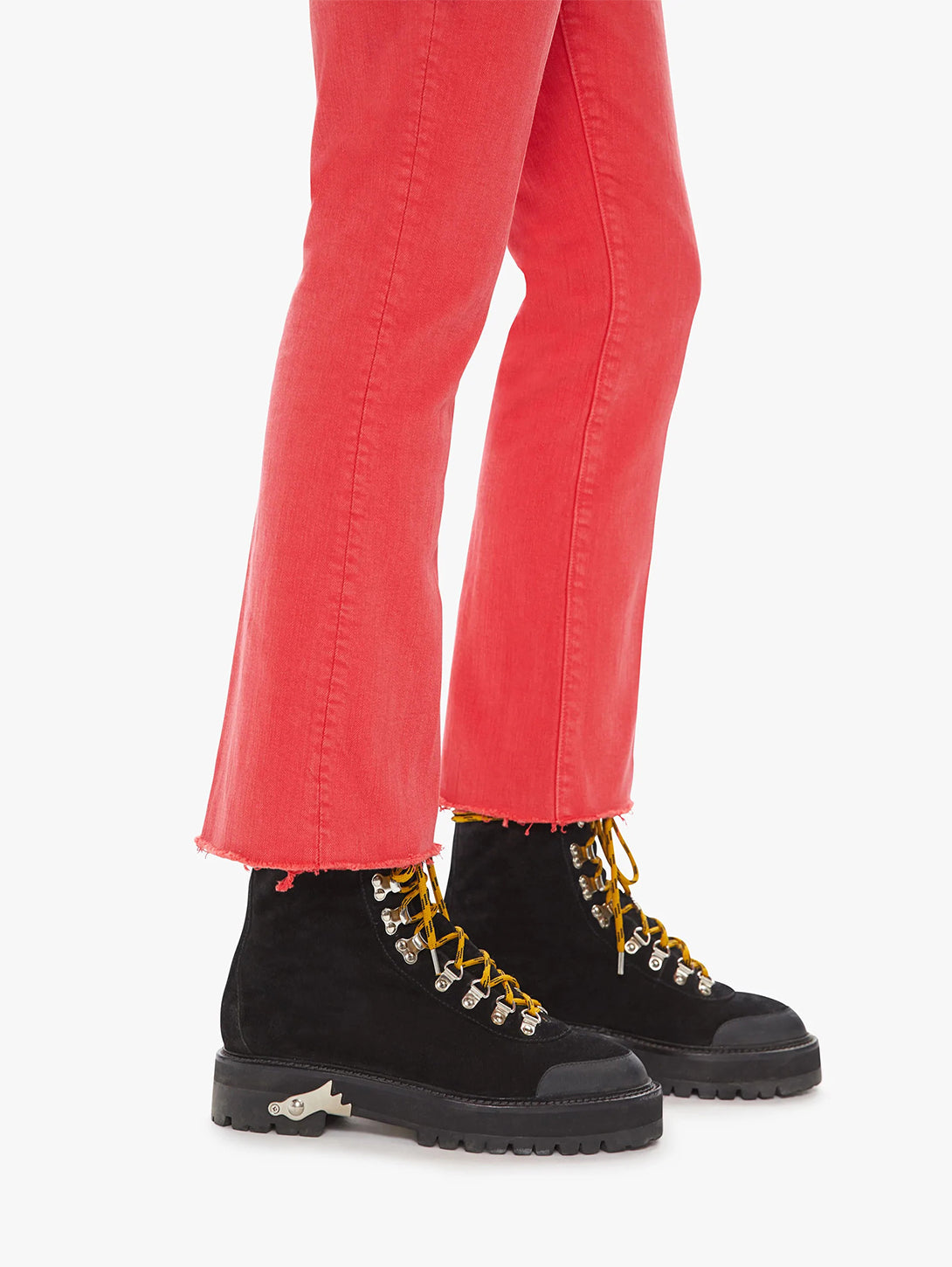The Hustler Ankle Fray Bootcut Jean - Mars Red-Mother-Over the Rainbow